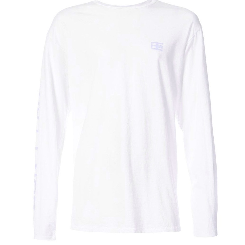 BAJA EAST Logo Long Sleeved White T-shirt